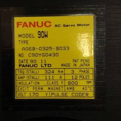 USED FANUC A06B-0325-B033