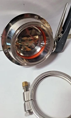 304L 4" AISI 143/11 MANUAL 2 POSITION BUTTERFLY VALVE Stainless Steel