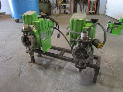 Three(3) used Pulsafeeder Pumps,