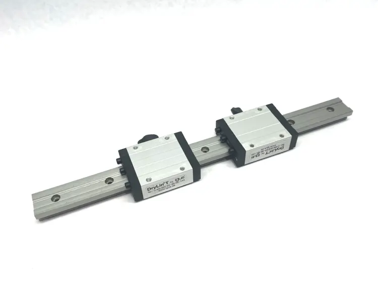 Used igus drylin® T Standard Carriage 2x with Hand Clamp, 16-1/8" Rail Slides Michigan US | Maverick Industrial Sales #1397738