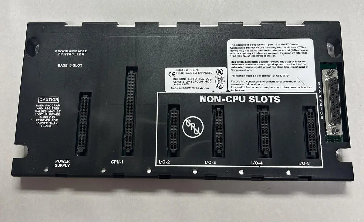 USED GE FANUC IC693CHS397J