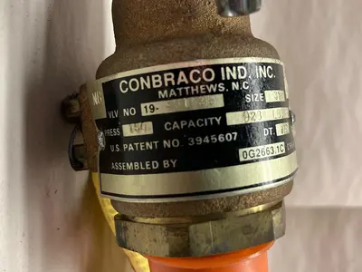Used CONBRACO 19-301-35 Pump & Valve Parts Ohio US | Surplus Asset Holdings #1237621