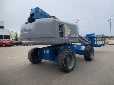 Used 2013 GENIE S-60 X TELESCOPIC BOOM LIFT Telescopic Boom Lifts Alberta CA | Adcock Equipment #1418153