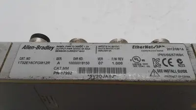 Used ALLEN-BRADLEY ALLEN-BRADLEY SENSOR CURRENT MAX 1732E16CFGM12R Sensors | ND Industrial Surplus #1211977