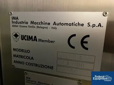 USED IMA IMA Tablet/Capsule Checkweigher, Model Precisa 18