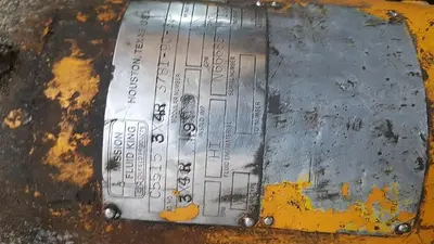 USED OILWELL SUPER 48 4.5X8 TRIPLEX WELL SERVICING REVERSING MUD PUMP