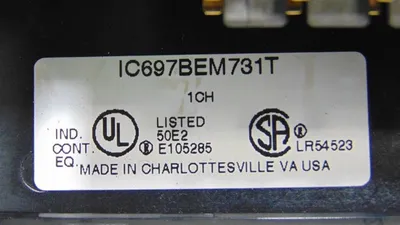 GE Fanuc IC697BEM731T Series 90-70 Bus Controller Card Used