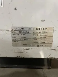 2001 ORION RKL-9000D-A Chillers | Active Machinery Sales, Inc. (4)
