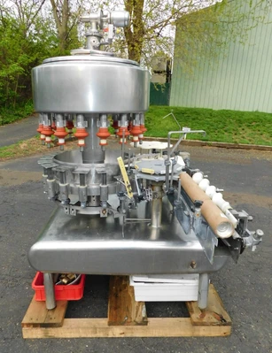 Used FEDERAL ROTARY FILLER 16 STATION Overflow Pressure Gravity Liquid Fillers New Jersey US | Champion Trading Corporation #1487210