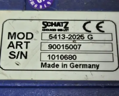 Schatz 5413-2025G Calibrator Calibration Controller (BIN454)