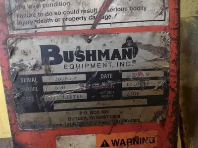USED BUSHMAN 610