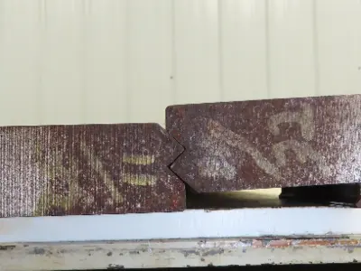 Press Brake Punch Die Set 48" Long 85° Offset Z Bend 7/16" W 7/32" Deep