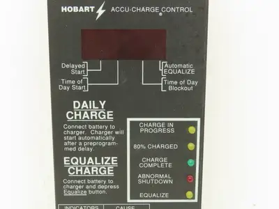 Hobart 950C Accu-Charge Forklift Battery Charger Control Panel Only 191290