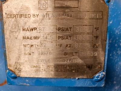 Used 2009 MAHLE VPLF 1000/24 Pressure Leaf Filters Missouri US | Solutions 4 Manufacturing #1335428