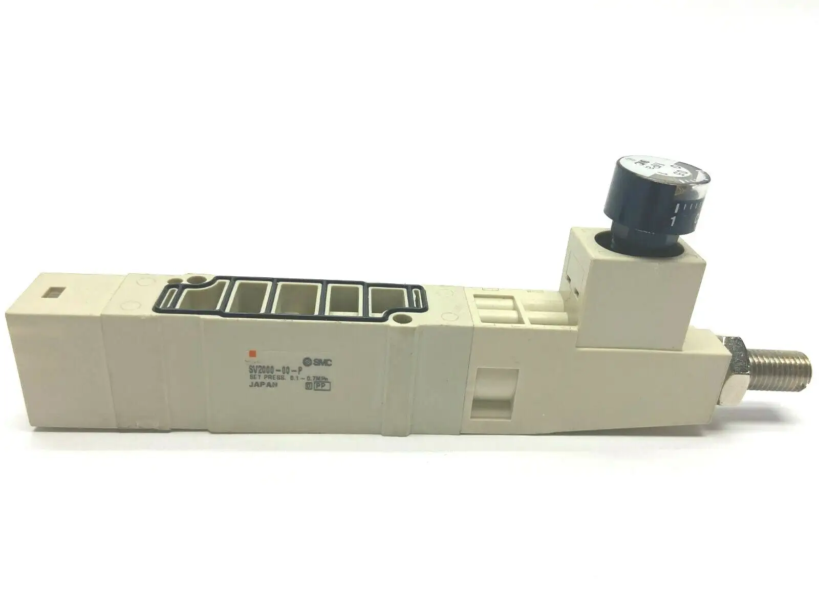 SV2000-00-P | SMC  Solenoid Valve Regulator With Gauge - Used