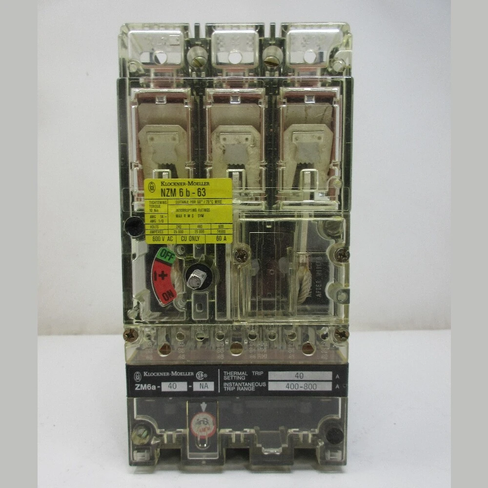Klockner Moeller NZM 40A Breaker