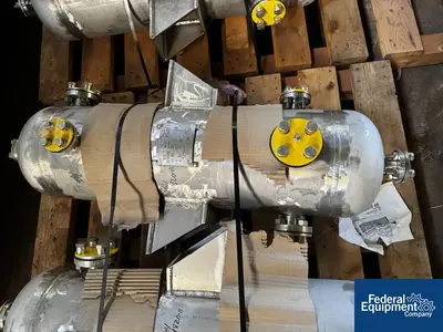 USED B E Peterson, Inc. 4" x 60" BE Peterson Distillation Column Reboiler Unit, 316 S/S, 200#