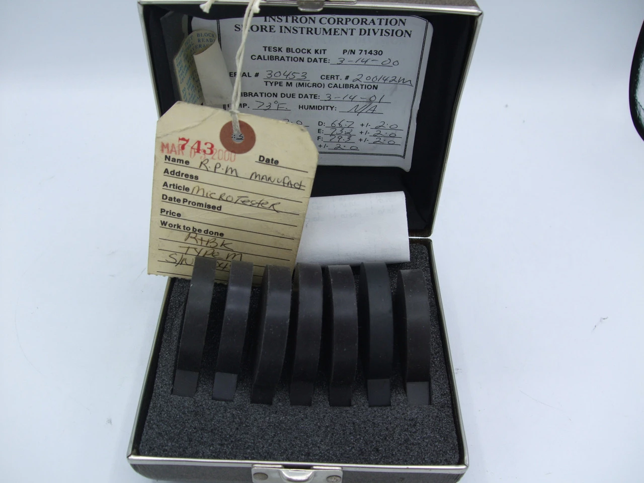USED SHORE INSTRUMENTS 71430