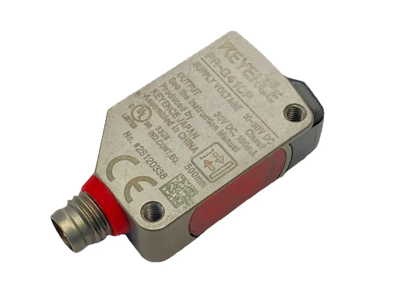 Keyence PR-G41CP Rectangular Diffuse Reflective Photoelectric Sensor 10-30VDC