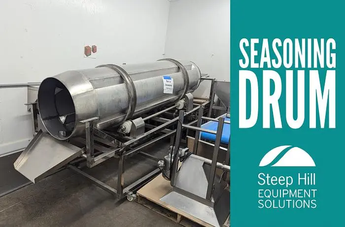 Seasoning Drum w/ Dry Ingredient Feeder