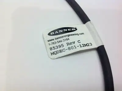 MQDEC-801-12M23 | Banner  Adapter Cable 85395 Rev. C 12 Pin Male / 8 Pin Female - Used