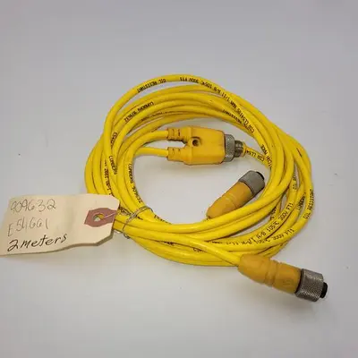 Used LUMBERG LUMBERG AUTOMATION 909632 / E54661 DUAL END FEMALE / 2 METERS LONG W/ SPLITTER (4 PRONG MALE) Cable & Wire | ND Industrial Surplus #1219726