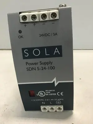 USED SOLA ELECTRIC SDN5-24-100