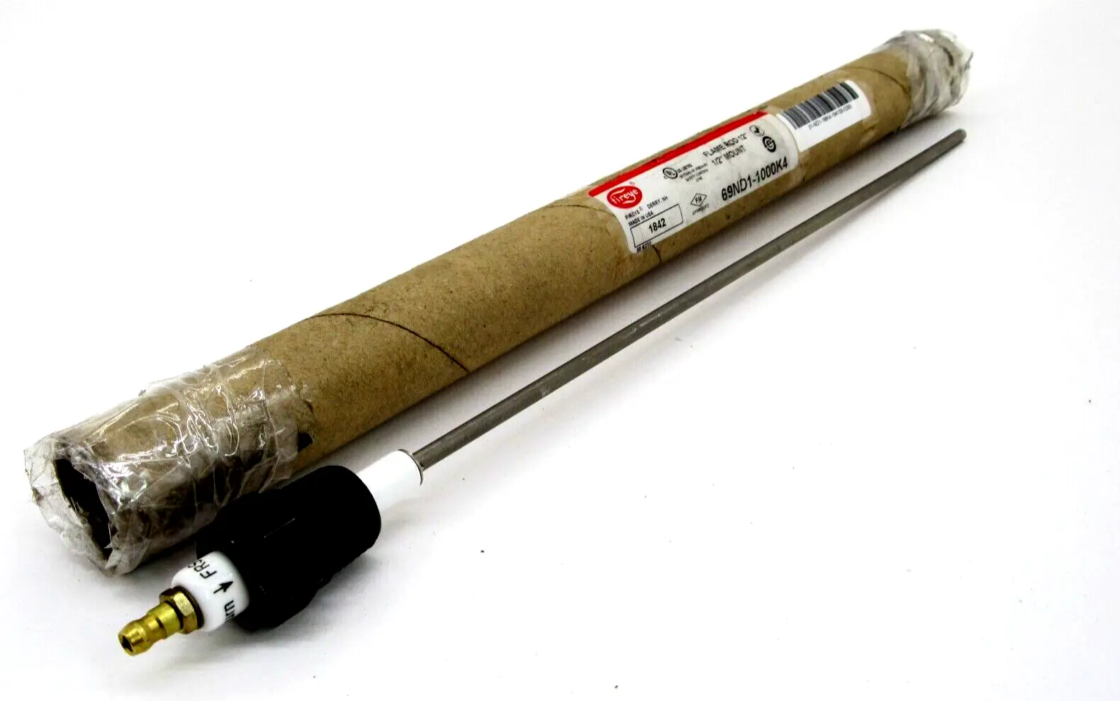 NEW FIREYE 69NF1-1000K4 12" FLAME ROD 1/2" MOUNT