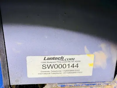 USED LANTECH SW-1000 INTERMITTENT MOTION  BELT FEED SIDE SEAL WRAPPER
