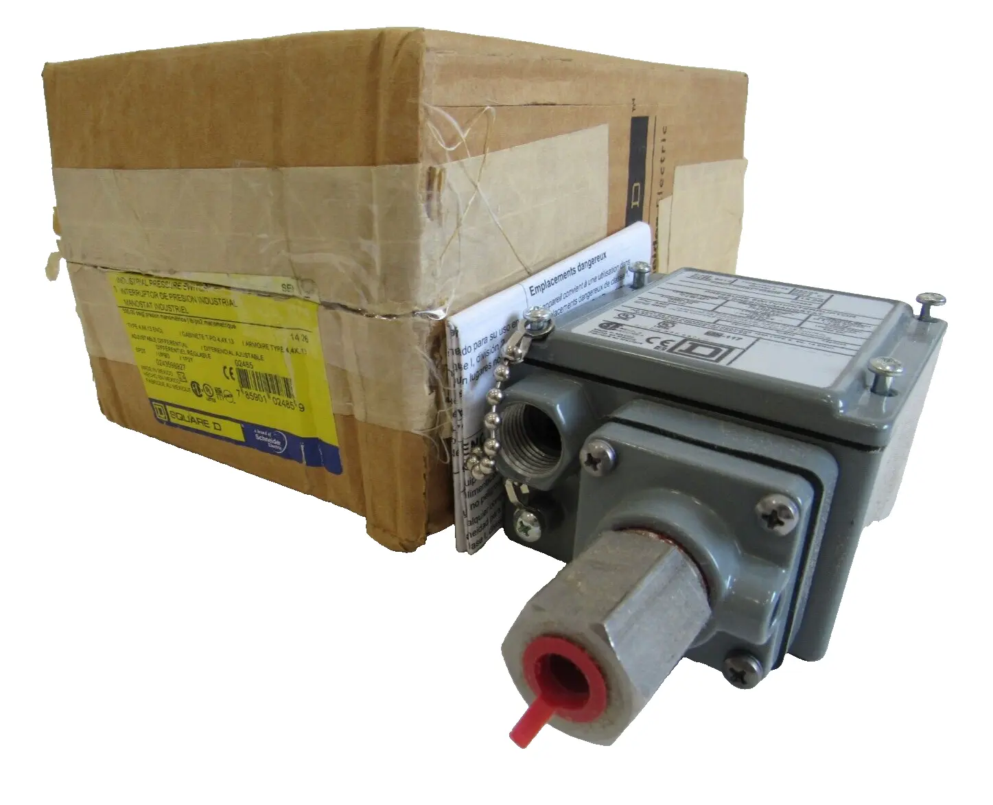 NEW SQUARE D 9012-GCW1 PRESSURE SWITCH SER.C 9012GCW1