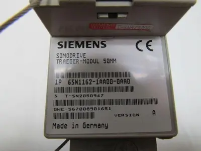 Siemens Simodrive 1P 6SN1162-1AA00-0AA0 Traeger-Modul 50mm