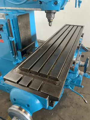 VAN-NORMAN NO. 38 VERTICAL UNIVERSAL 50-TAPER MILLING MACHINE. STOCK # 0255424
