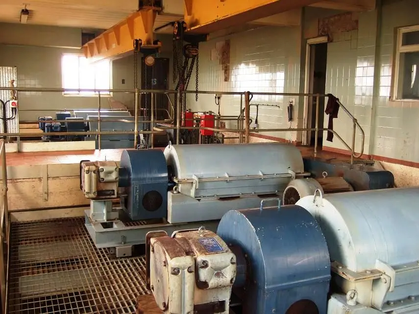 (4) Sharples PM-35,000 Super-D-Canter centrifuges, 316SS.