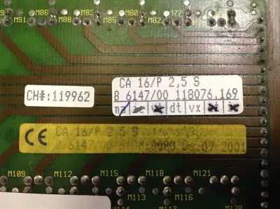 USED BACHMANN ELECTRONIC CA16/P2.5S