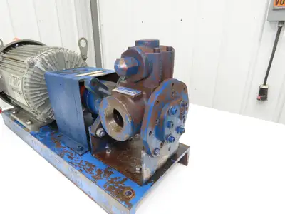 Gorman Rupp GHC1 1/2GF3-B0004 Positive Displacement Gear Pump 1.5"NPT 15GPM 3Hp