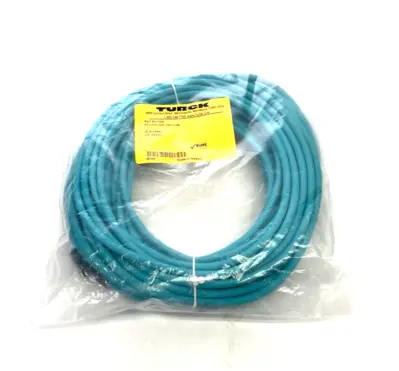 New | in-Stock Turck Double-End Ethernet Cordset, D-Coded, U2-22611 Cable & Wire Michigan US | Maverick Industrial Sales #1393135