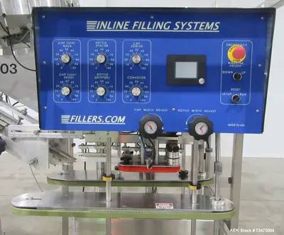 Used INLINE FILLING SYSTEMS NT CAPPER Cappers Quill - Automatic Inline Illinois US | Aaron Equipment #1130447