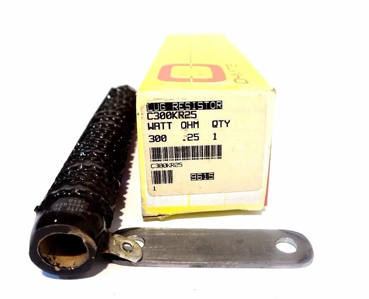 NEW OHMITE C300KR25 LUG RESISTOR