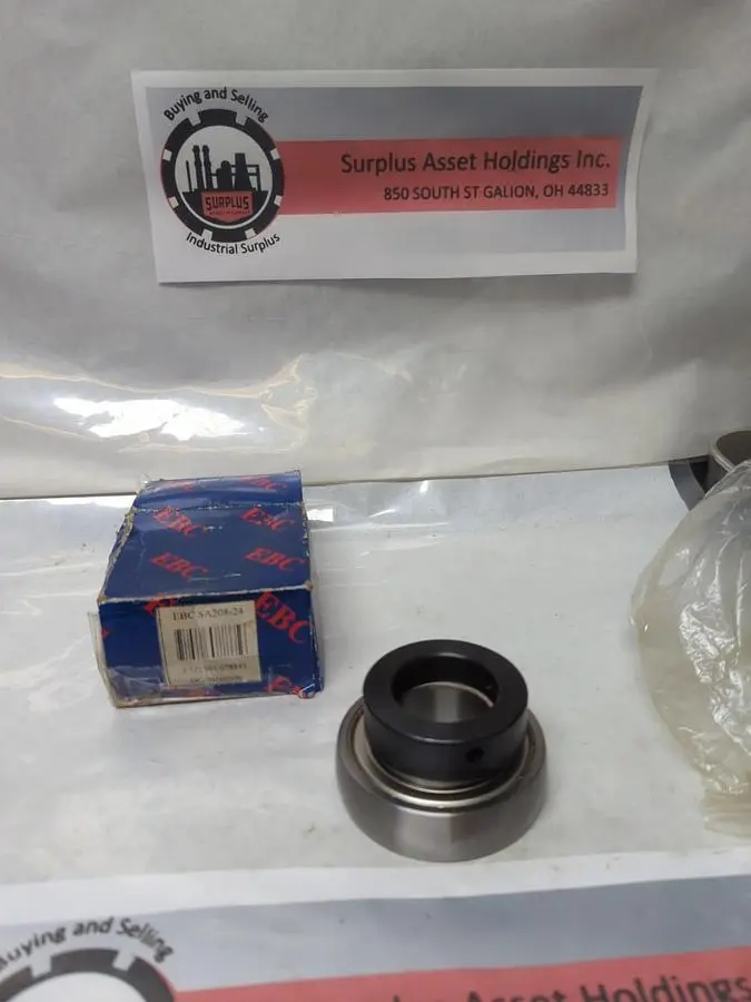 New | in-Stock EBC SA208-24 Bearings | Surplus Asset Holdings #1201714