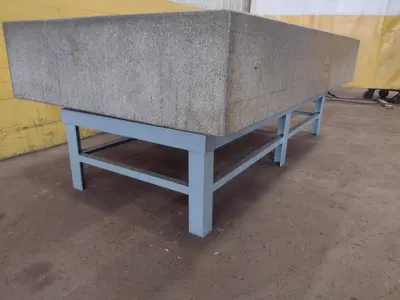 8' X 4' X 14" CHALLENGE PRECISION LAYOUT INSPECTION GRANITE TABLE: STOCK #23803