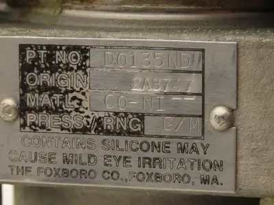 Foxboro 821GM-IS1NM1 Electronic Pressure Transmitter 12.5-65VDC 1/8" NPT 150psi