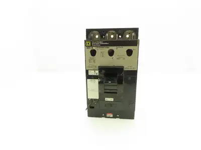 Square D LAP36400MTV6384 Circuit Breaker 3-Pole 400A 600V Shunt Trip Gray Face