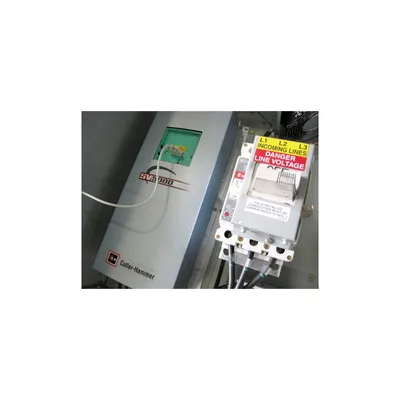 Used electrical panel with cuttler-hammer main breaker and bypass contactors