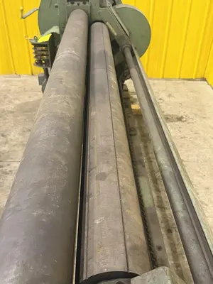 72" X 10 GAUGE BERTSCH MOTORIZED PLATE ROLL 5.5" ROLLS: YOBRO #24744
