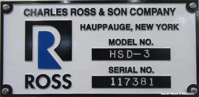 USED ROSS INDUSTRIES HSD-3