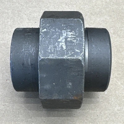 1" 3000 Socket Weld Union SA/A105 Forged Steel Fitting || (3) NOS - WARRANTY!