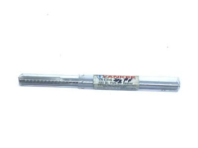 USED YANKEE STRAIGHT FLUTE D/P REAMER HSS 0.3745 DIA