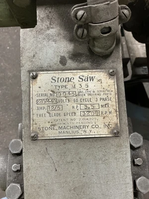 Used STONE MACHINERY CO. M35 Radial Arm Machines Ohio US | Equipment Recovery Corp. #1331505