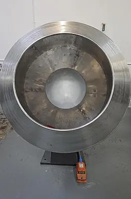 Coating Pan, 41" Diameter, Seasoning Drum, Stainless Steel #C745463