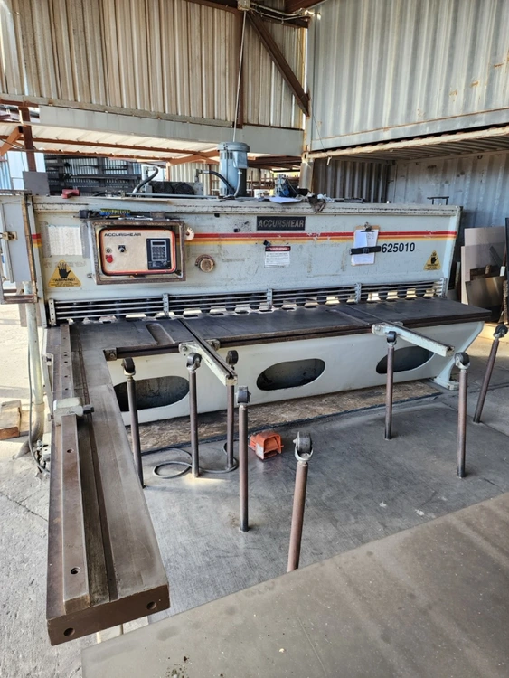 Used 1996 ACCURSHEAR 625010 Power Squaring Shears (Inch) Illinois US | Revelation Machinery #423106